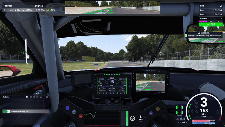 RacePulse overlay widgets running in Le Mans Ultimate